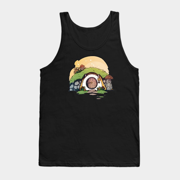 Round Doors - Cartoon Style - Fantasy Tank Top by Fenay-Designs